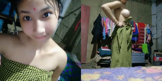 Cute Look Assam Girl Record Nude Selfie - Des!BP