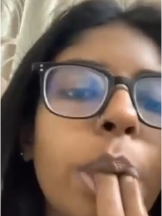 Nasty Bengali Girl Licking Finger After Fingering Asshole